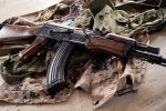Military camouflage Camouflage Wood Trigger Gun barrel